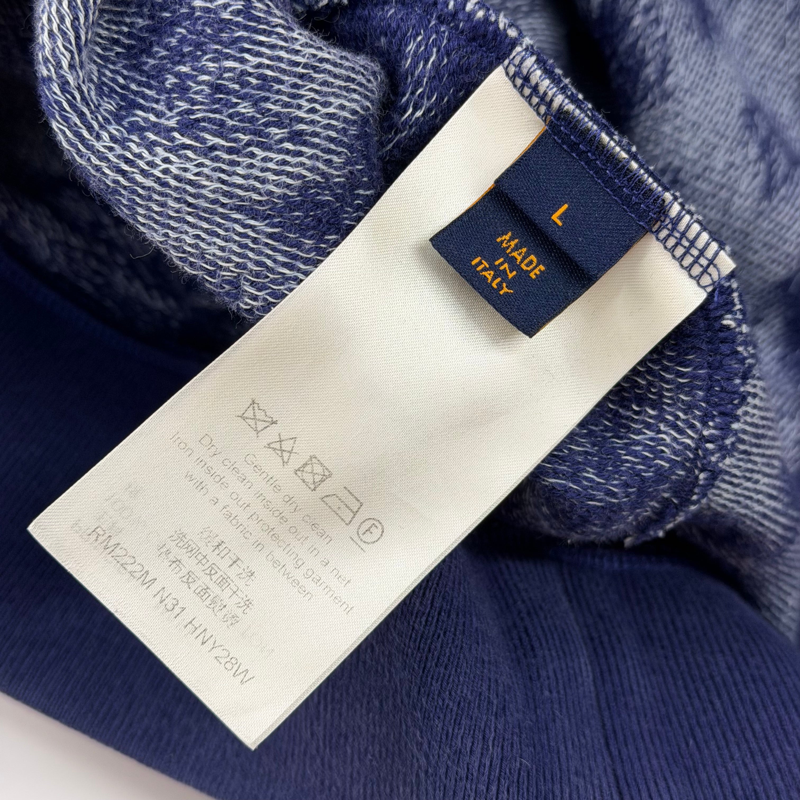 Louis Vuitton Monogram Bandana Short-Sleeve Hoodie L