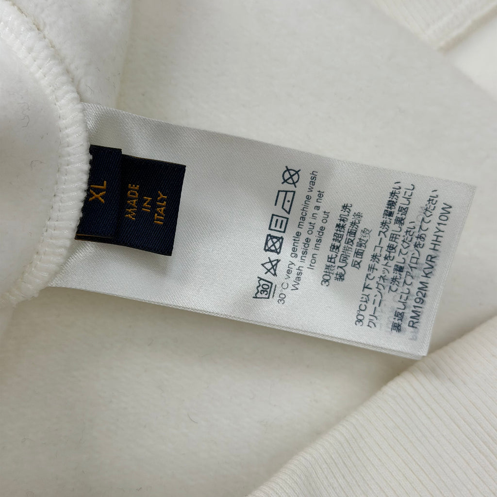 Louis Vuitton 3D Patched Pocket Half-Zip Hoodie XL
