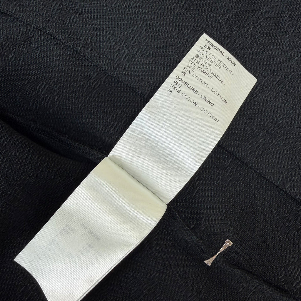 Louis Vuitton Monogram Black Zip-Through Top L