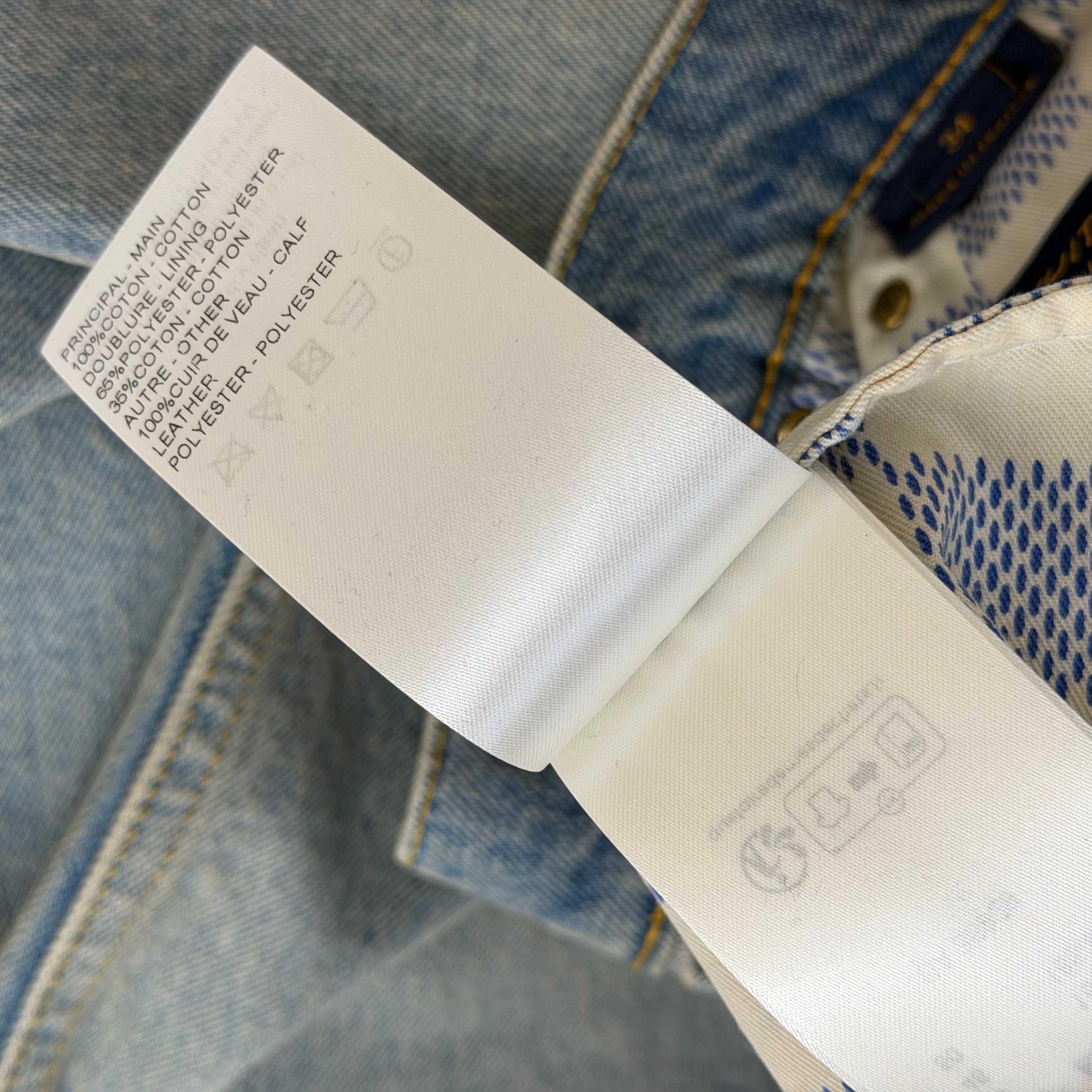Louis Vuitton Flared Fit Denim Size 34