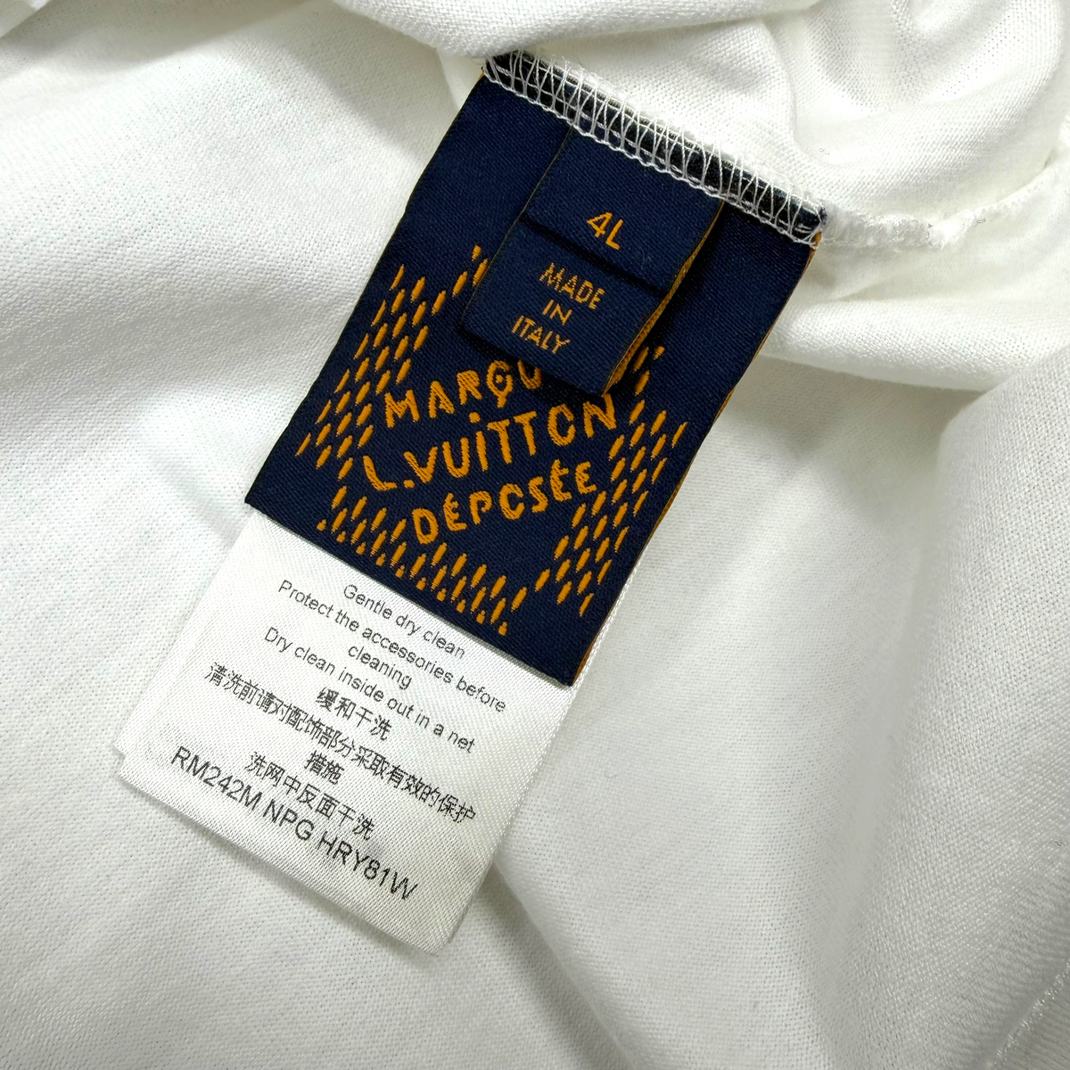 Louis Vuitton Cowboy Embroidery Tee 4L (XL)