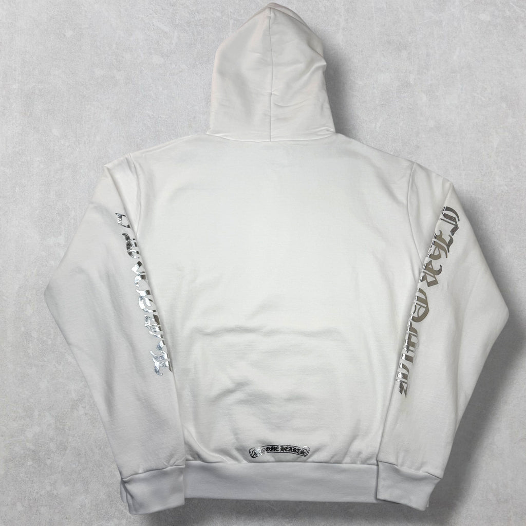 Chrome Hearts Silver Foil Hoodie White XS