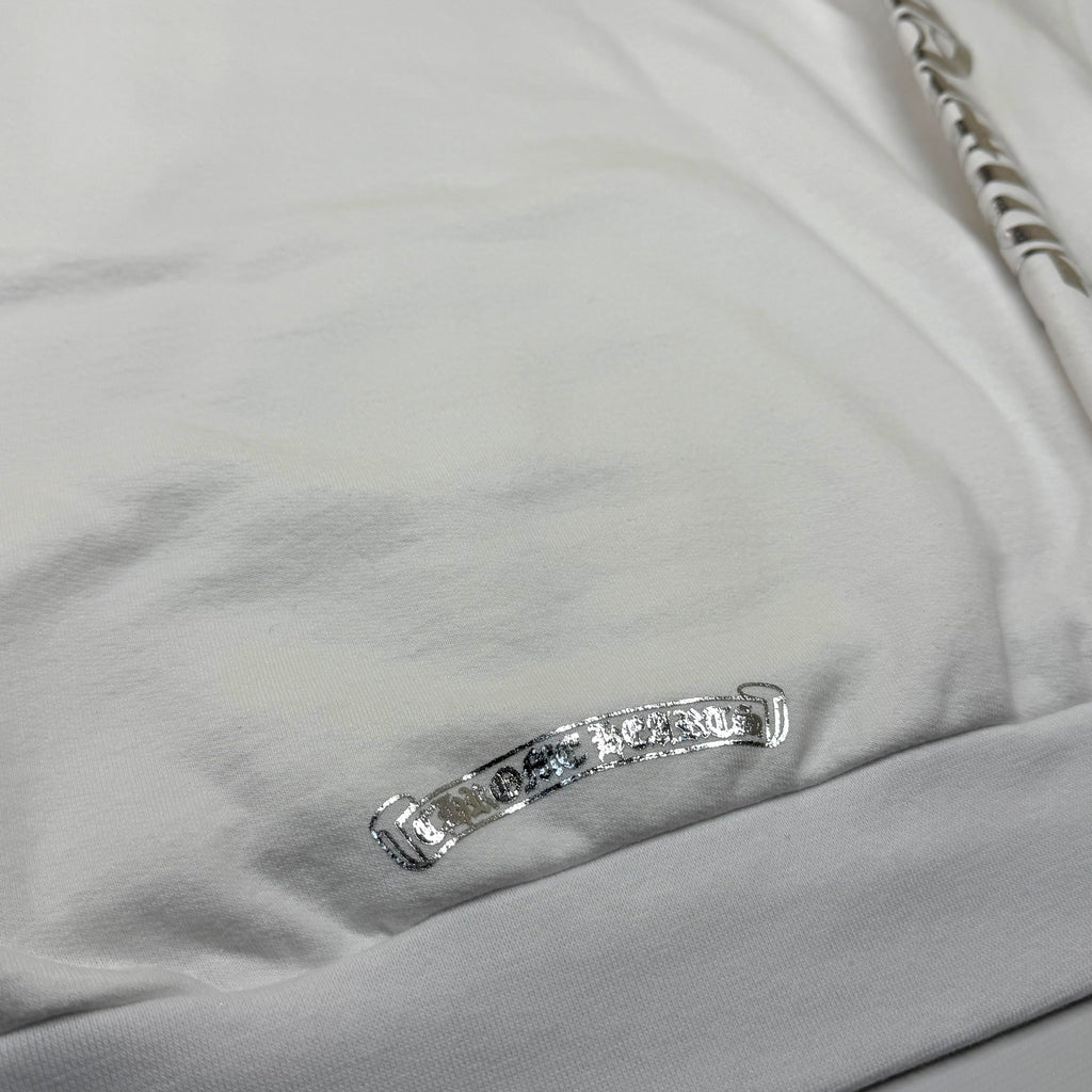 Chrome Hearts Silver Foil Hoodie White XS