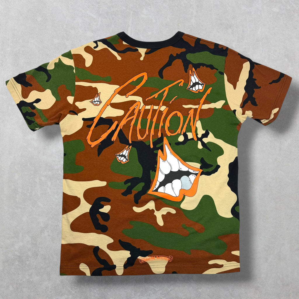 Chrome Hearts Matty Boy Caution Camo Tee XL (L)