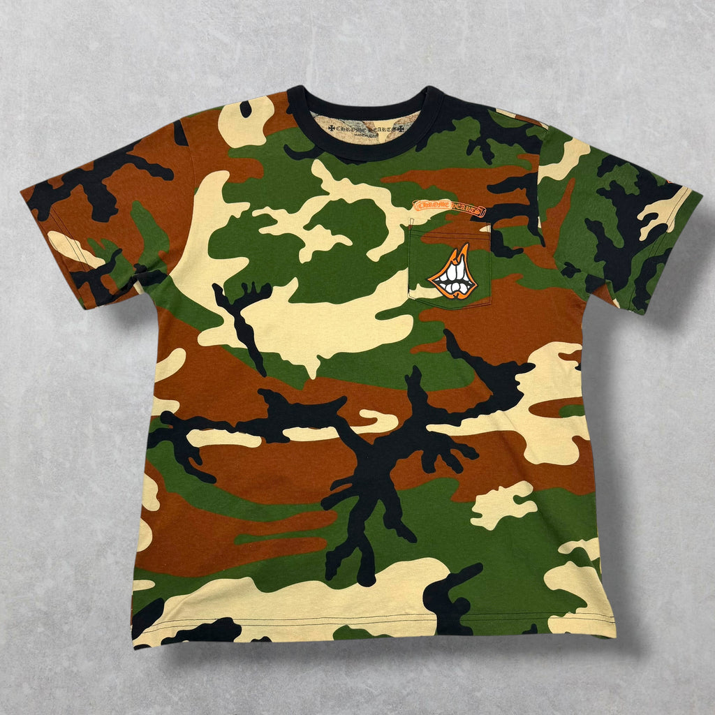 Chrome Hearts Matty Boy Caution Camo Tee XL (L)
