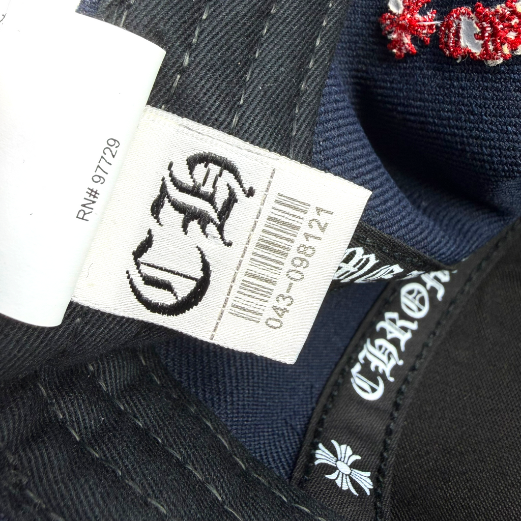 Chrome Hearts Navy/Red CH Baseball Hat