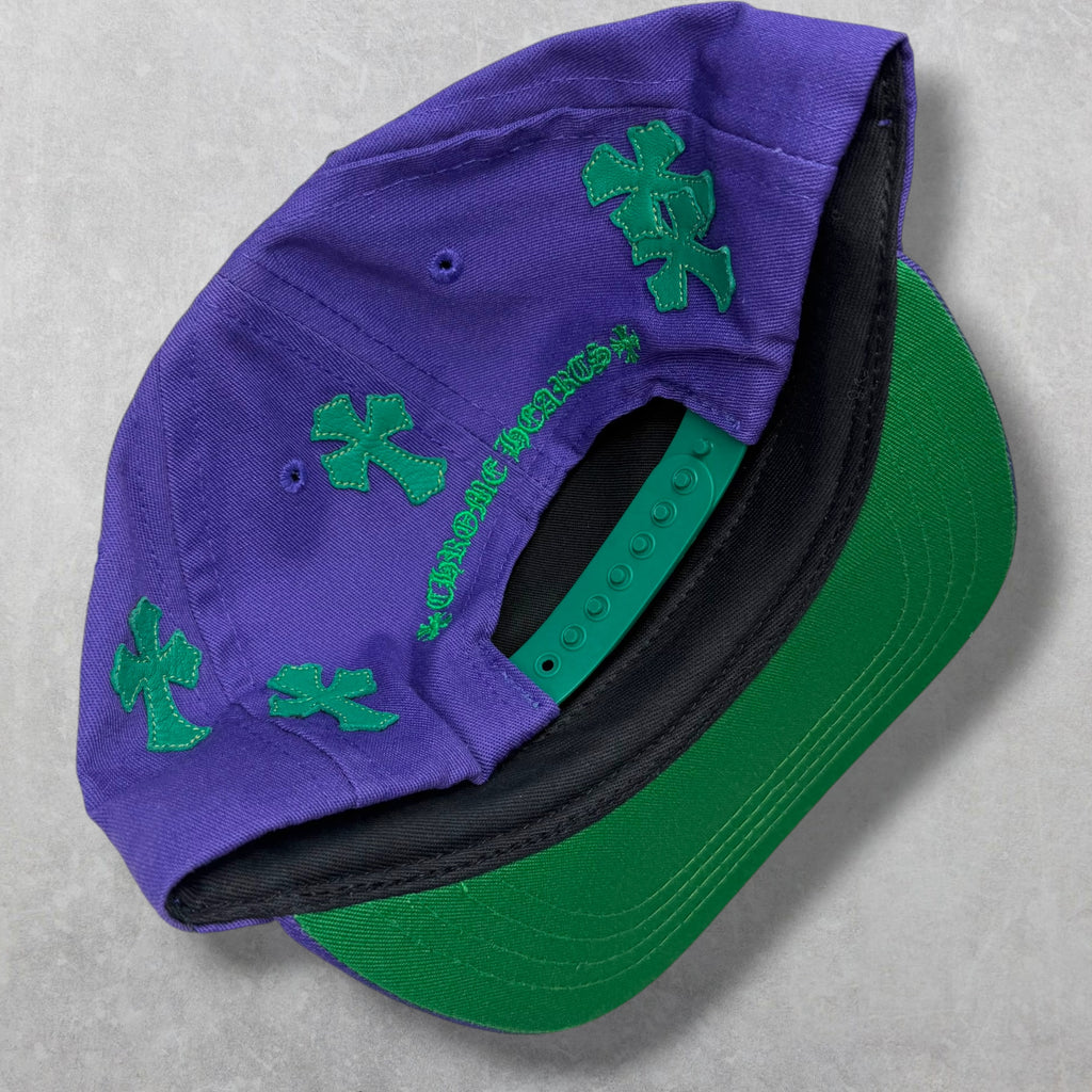Chrome Hearts Purple/Green Cross Patch Hat
