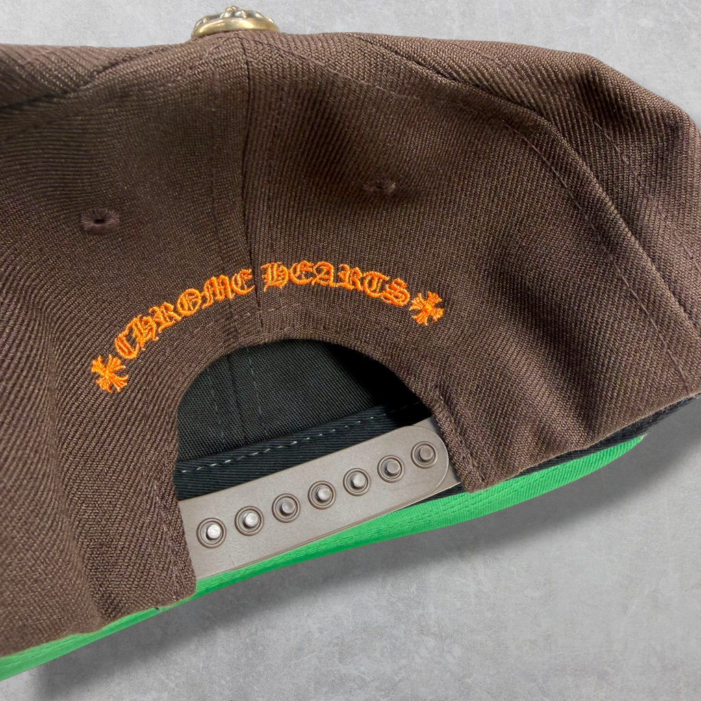 Chrome Hearts Borwn/Orange CH Baseball Hat
