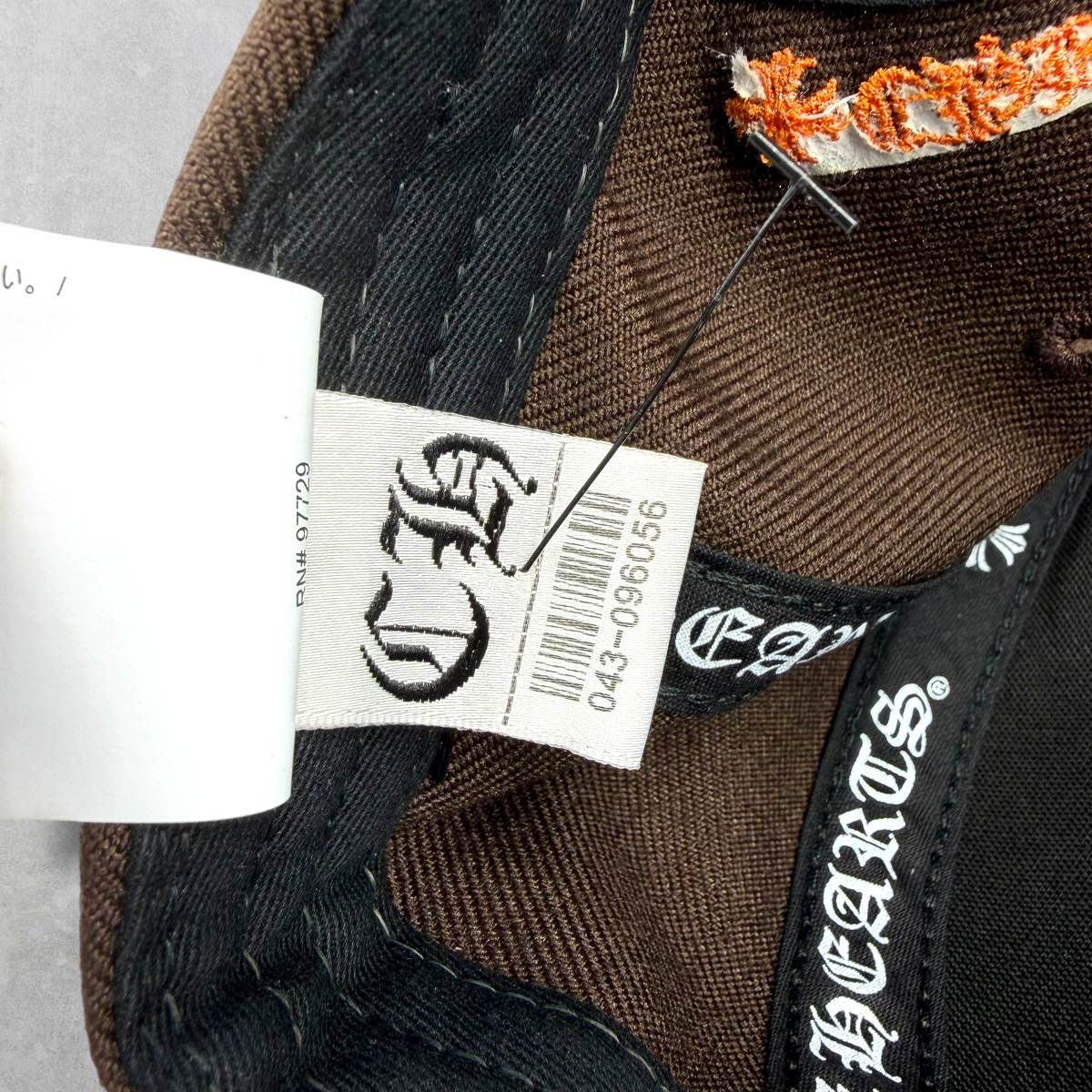 Chrome Hearts Borwn/Orange CH Baseball Hat