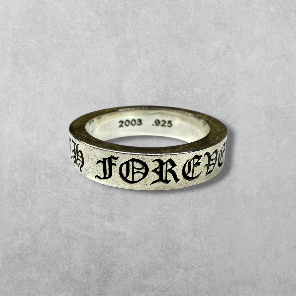 Chrome Hearts Forever 6MM Spacer Ring 11.5