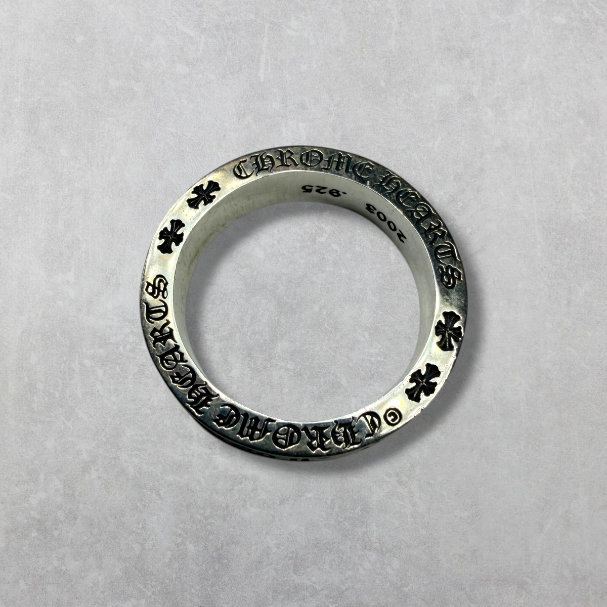 Chrome Hearts Forever 6MM Spacer Ring 11.5