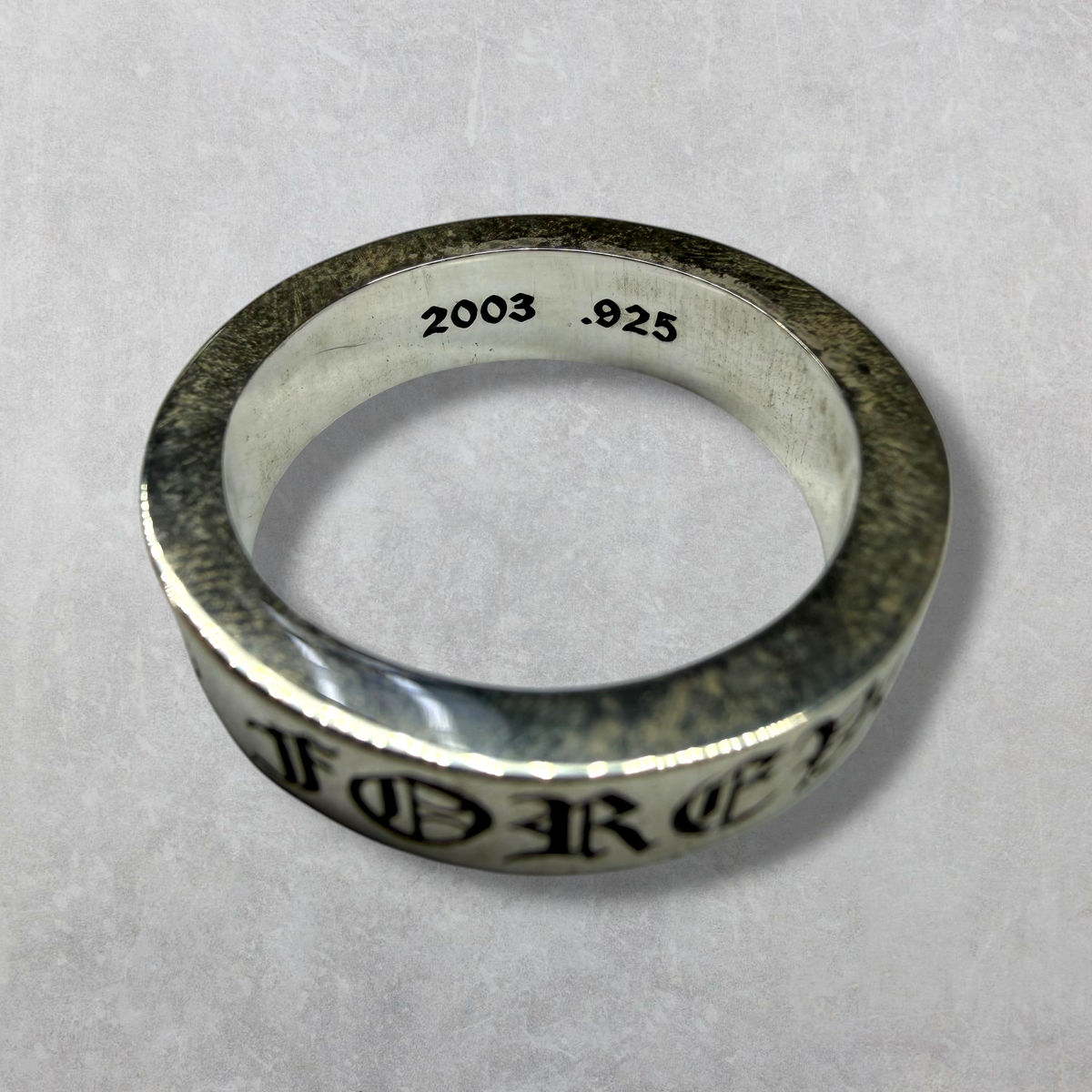 Chrome Hearts Forever 6MM Spacer Ring 11.5
