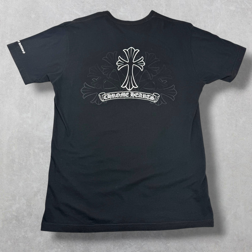 Chrome Hearts Black/White Cross Tee L