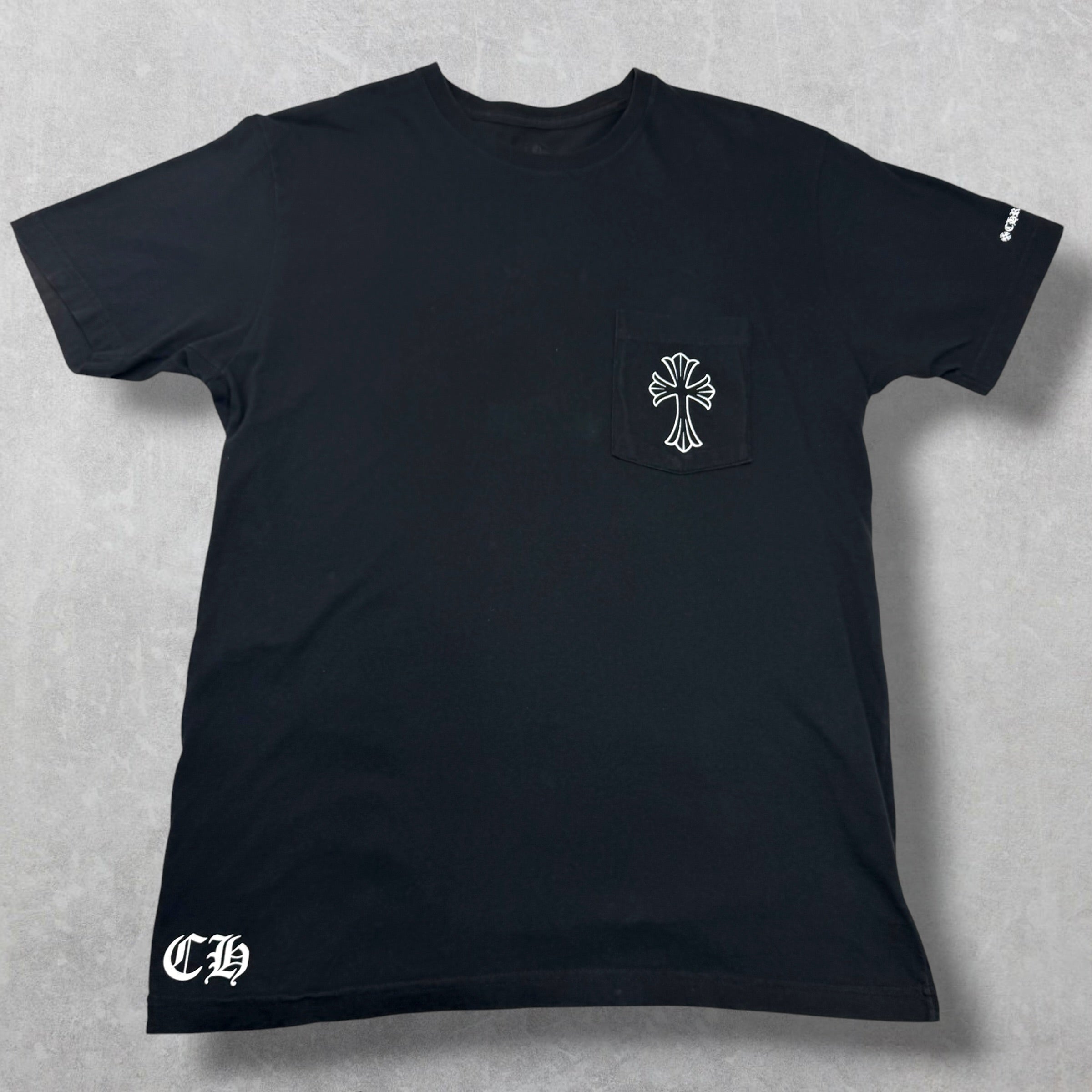 Chrome Hearts Black/White Cross Tee L