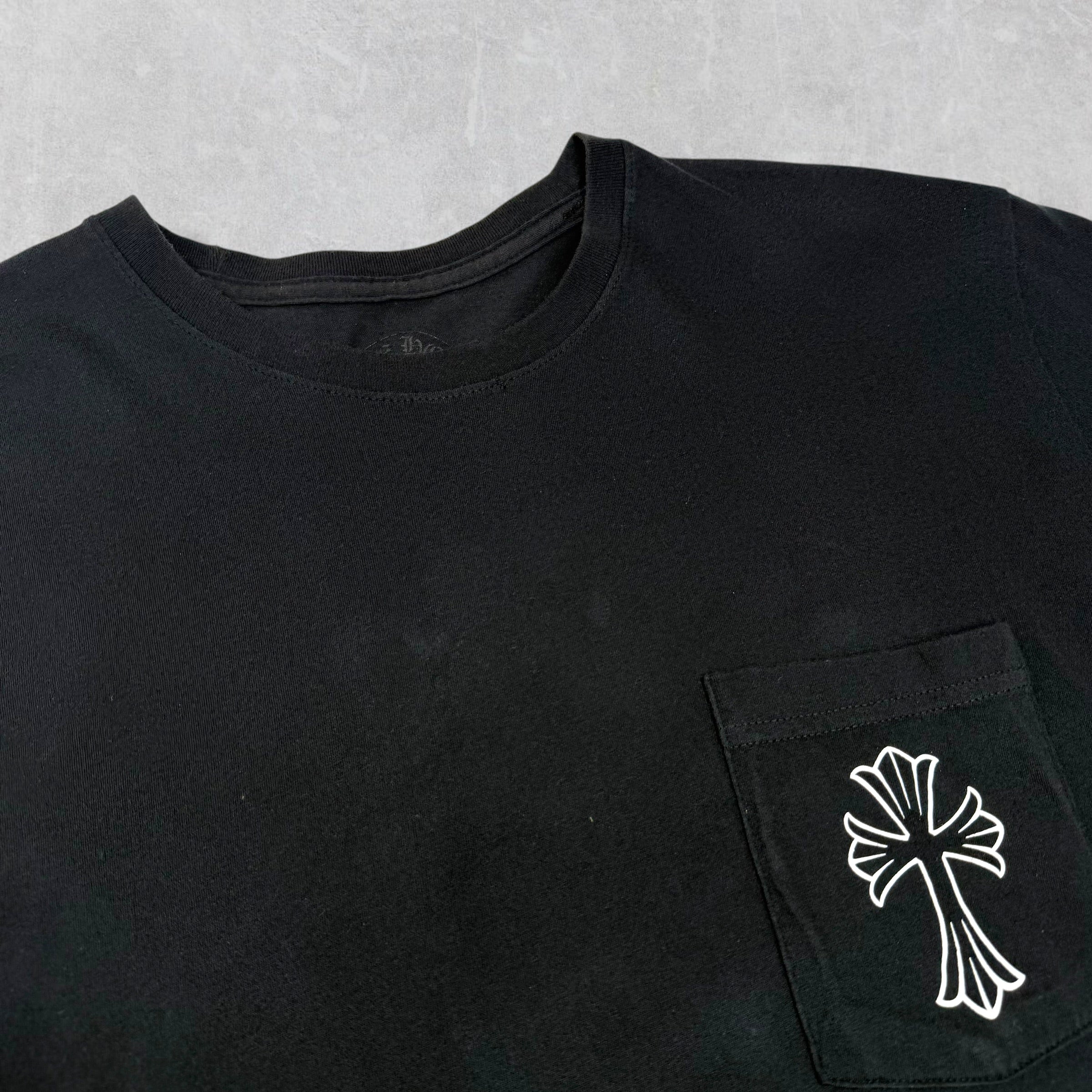 Chrome Hearts Black/White Cross Tee L
