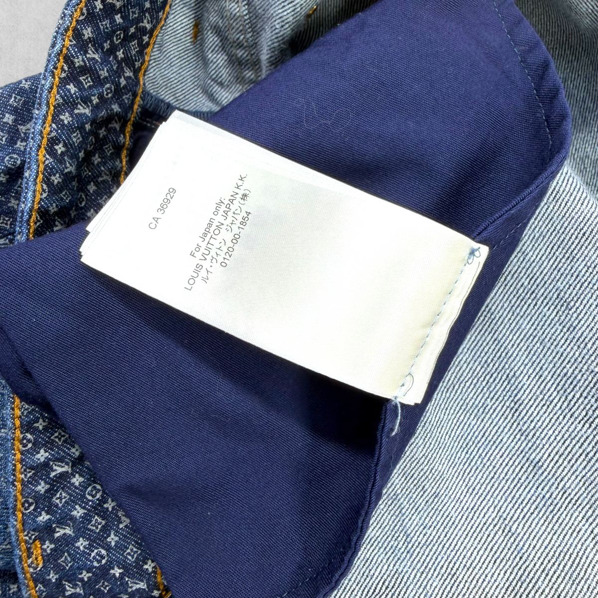 Louis Vuitton Reflective Nanogram Denim Skate Pants 36