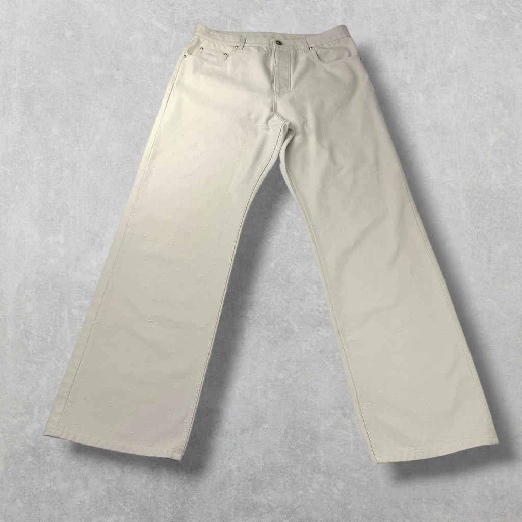 Louis Vuitton Needle-Punched Skate Denim Pants 34