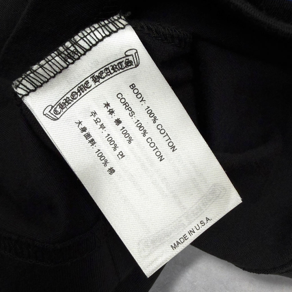 Chrome Hearts Blue Neck Logo Tee L