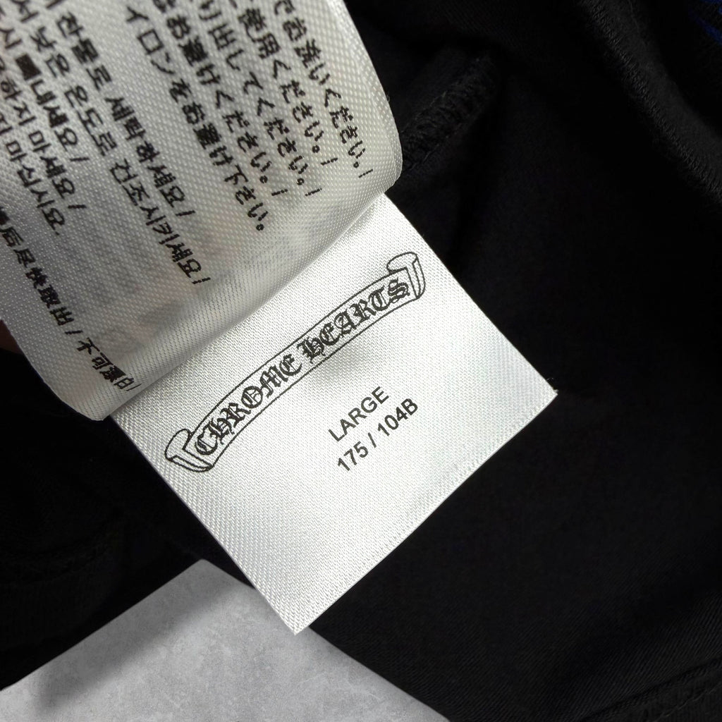 Chrome Hearts Blue Neck Logo Tee L