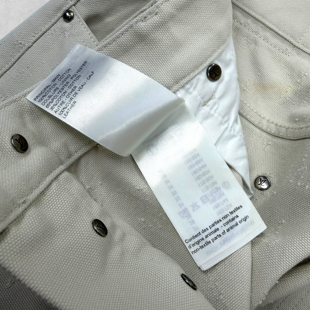 Louis Vuitton Needle-Punched Skate Denim Pants 34