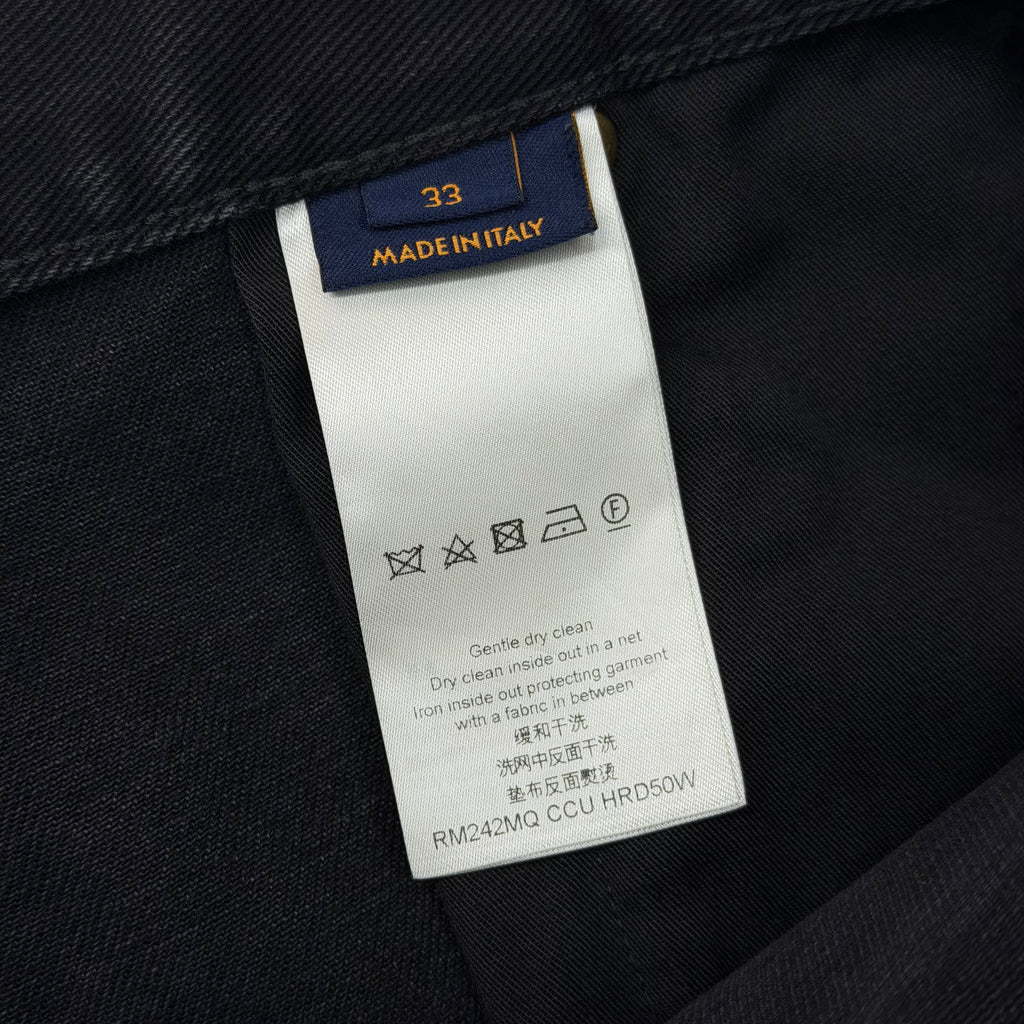 Louis Vuitton Monogram Denim Carpenter Shorts 33