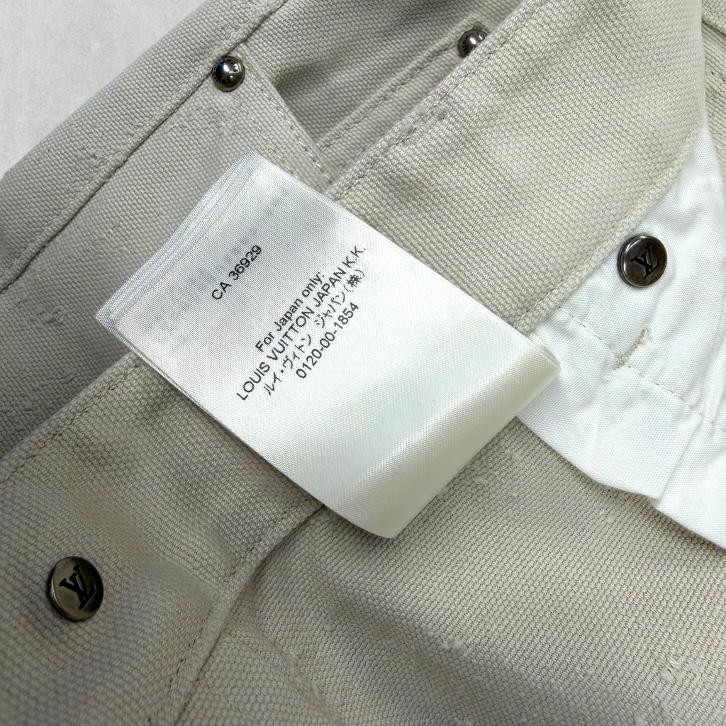 Louis Vuitton Needle-Punched Skate Denim Pants 34