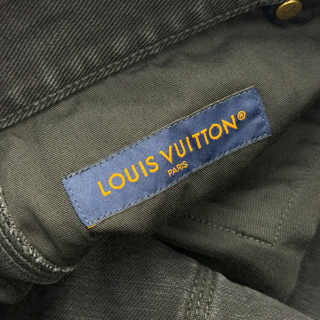 Louis Vuitton Monogram Denim Carpenter Shorts 33