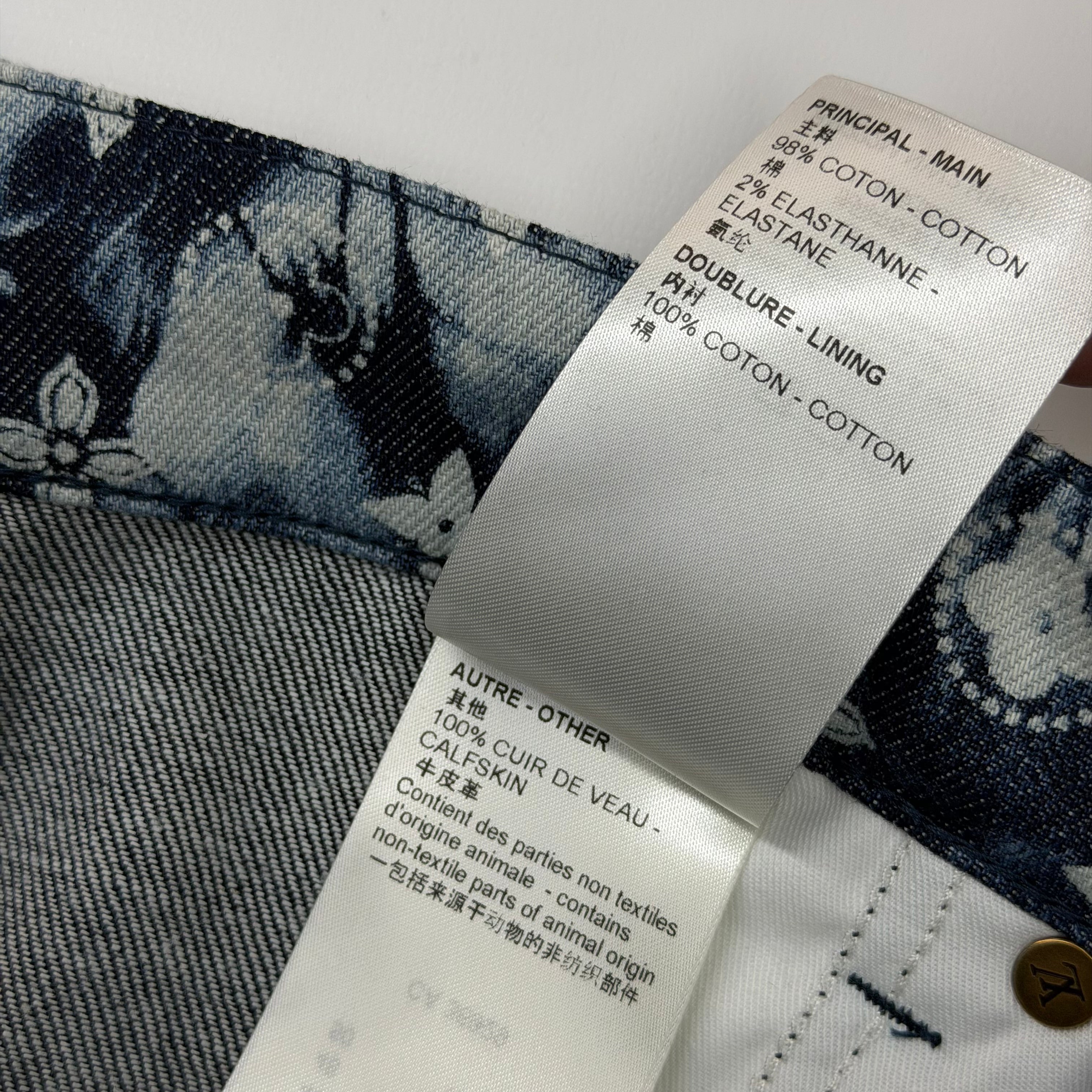 Louis Vuitton Monogram Bandana Shorts 36