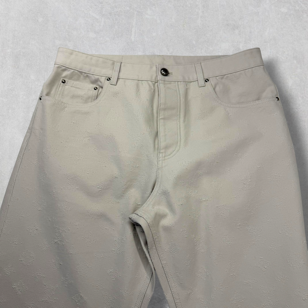 Louis Vuitton Needle-Punched Skate Denim Pants 34