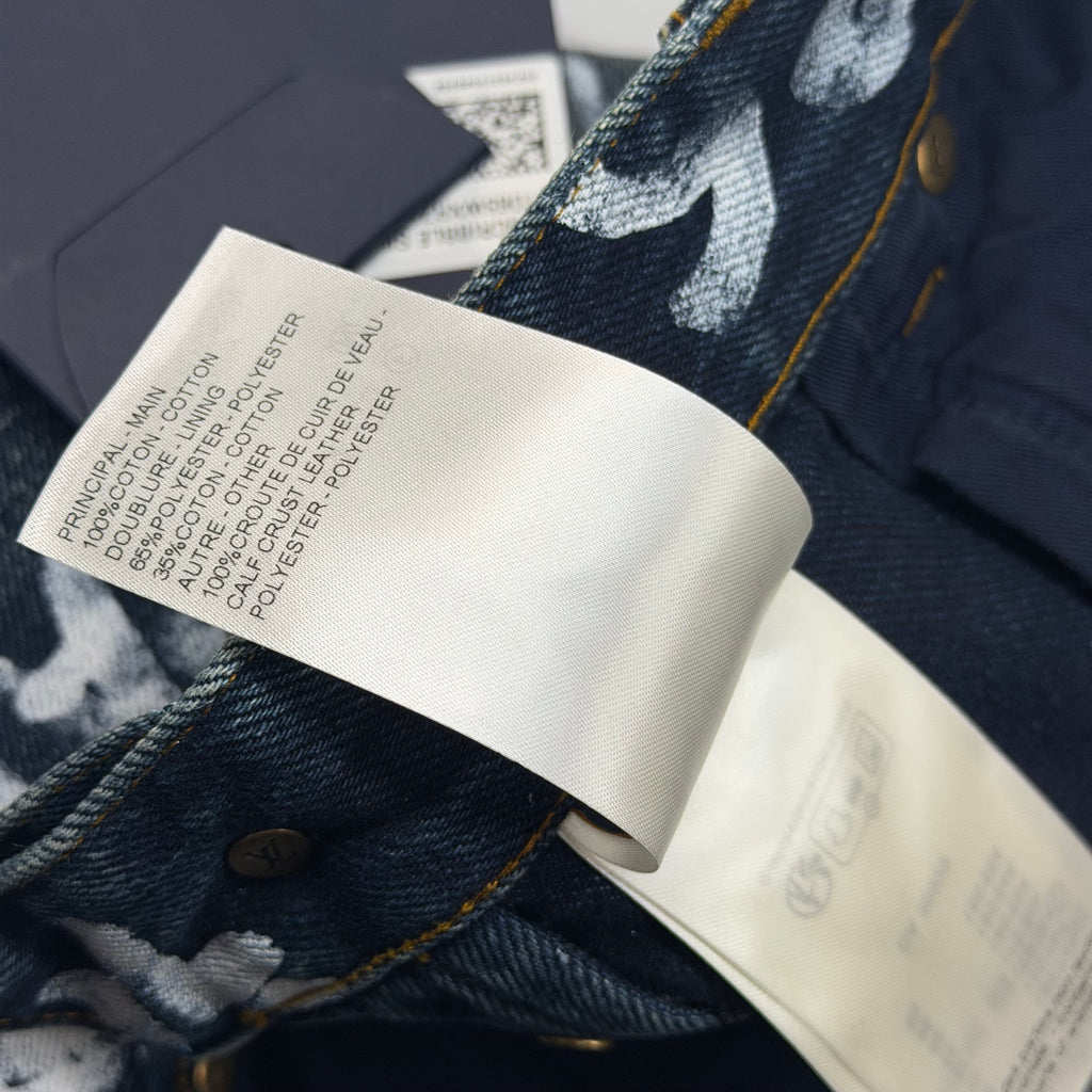 Louis Vuitton Denim Skate Pants 34