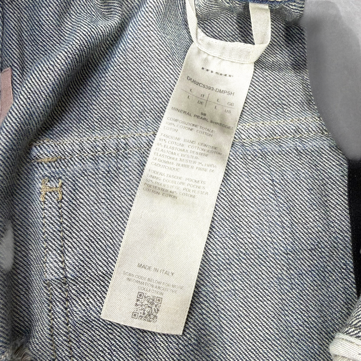 Rick Owens DRKSHDW Shredded Denim Pusher Pants L