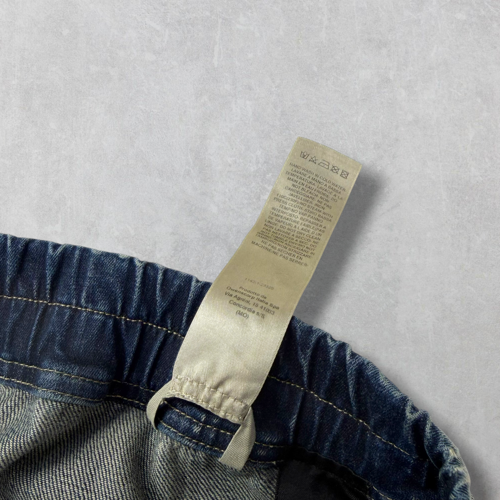 Rick Owens DRKSHDW Shredded Denim Pusher Pants L