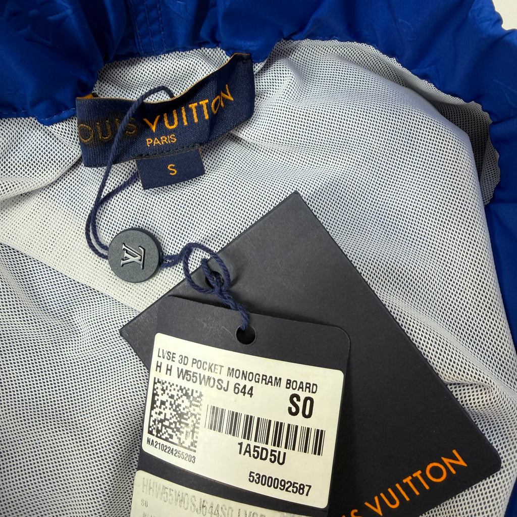Louis Vuitton 3D Pocket Monogram Board Shorts S