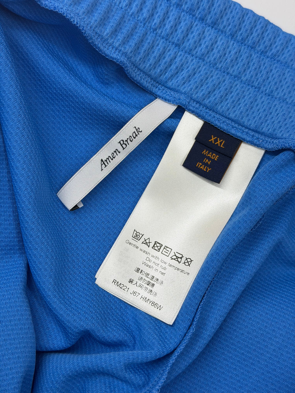 Louis Vuitton Sporty Jersey Shorts with Patch XXL