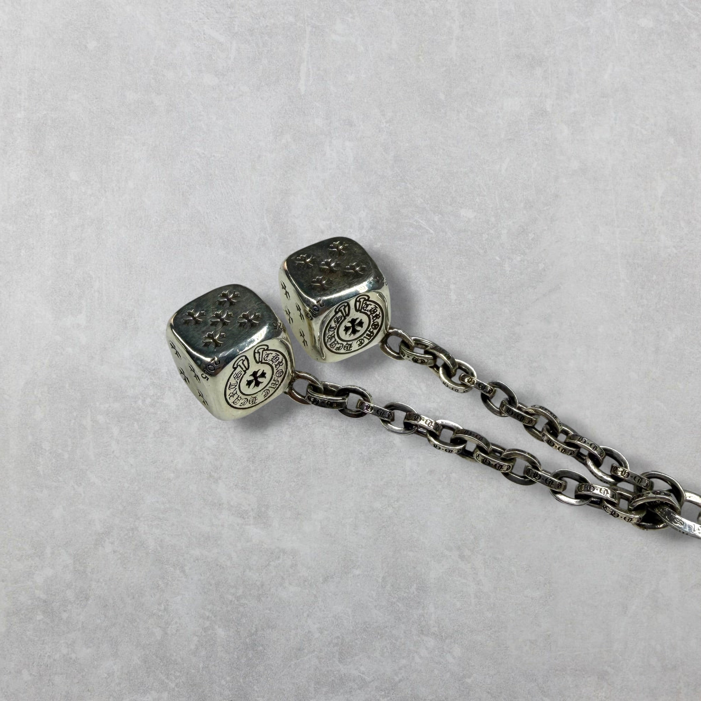 Chrome Hearts Dice Keychain