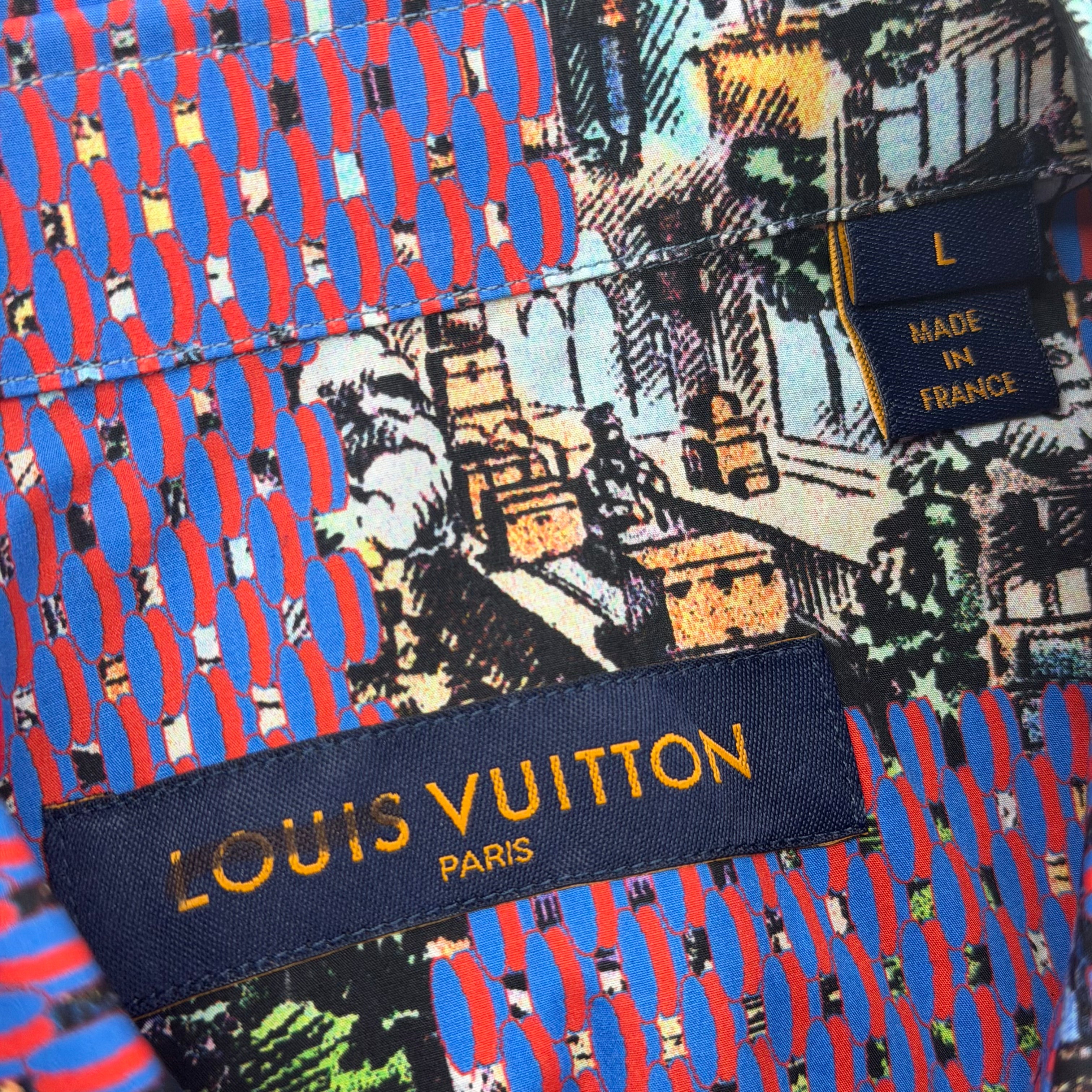 Louis Vuitton Damier Printed Shirt L
