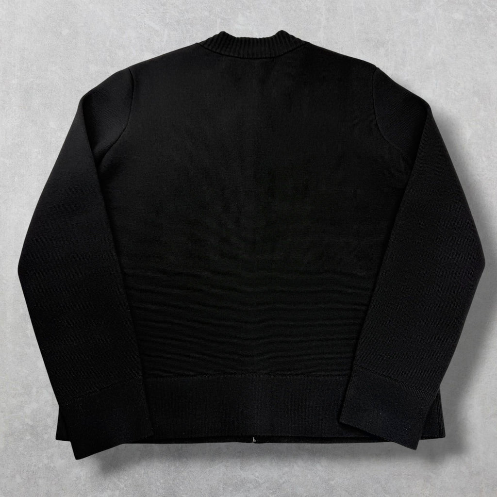 Chanel Uniform Logo Wool Knit Bomber XL (M)