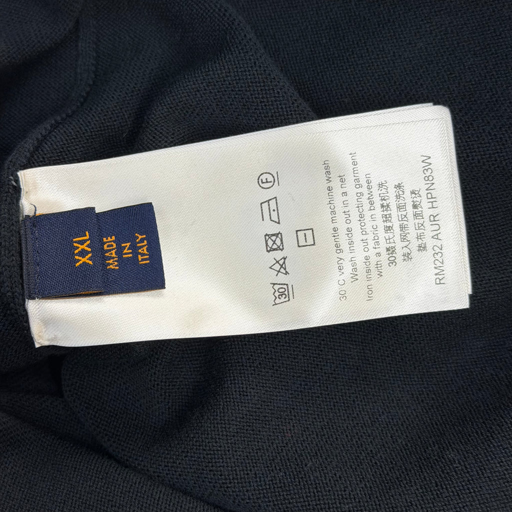 Louis Vuitton Black Short Sleeve Film Crew Tee XXL