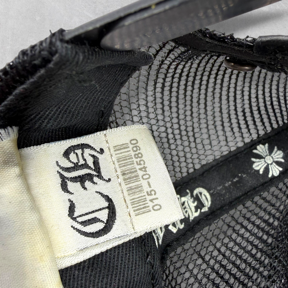 Chrome Hearts Plus Cross Horseshoe Leather Hat