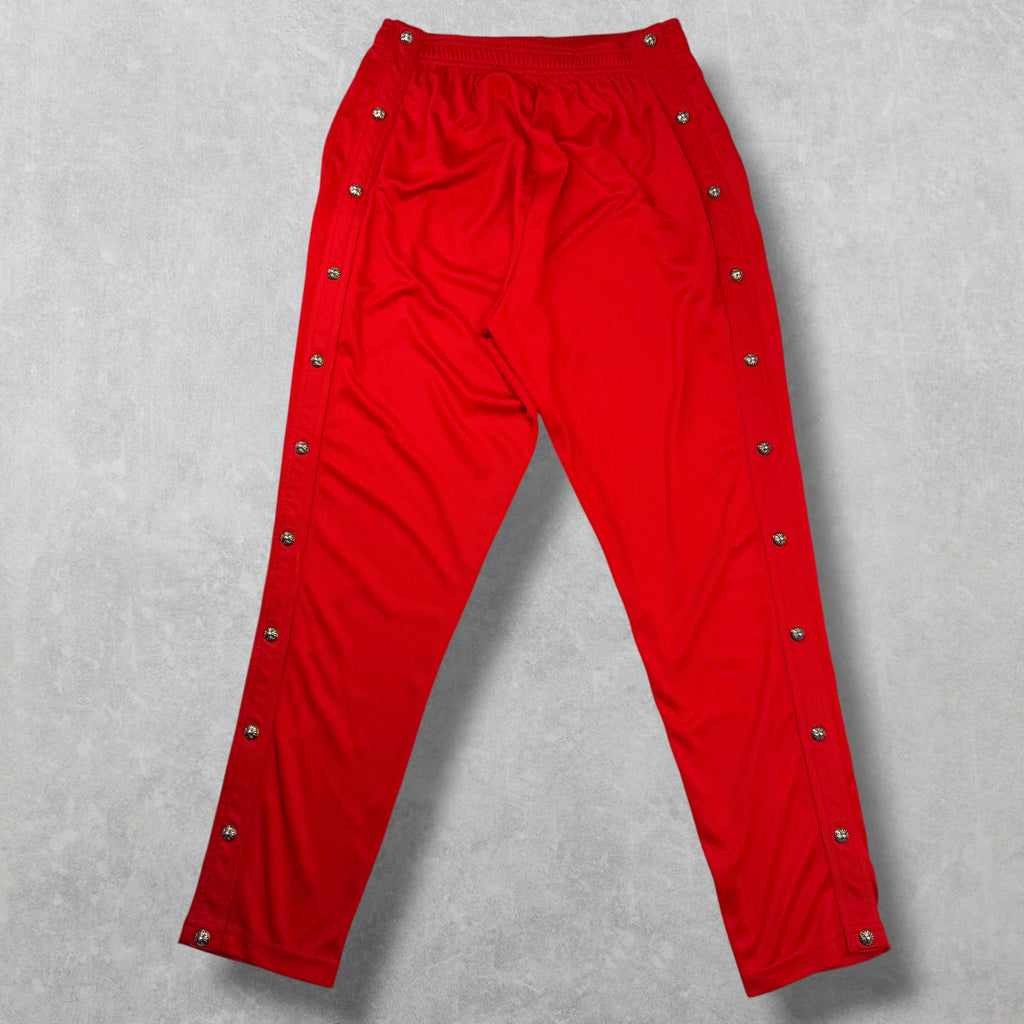 Chrome Hearts Red Snap Away Track Pants M