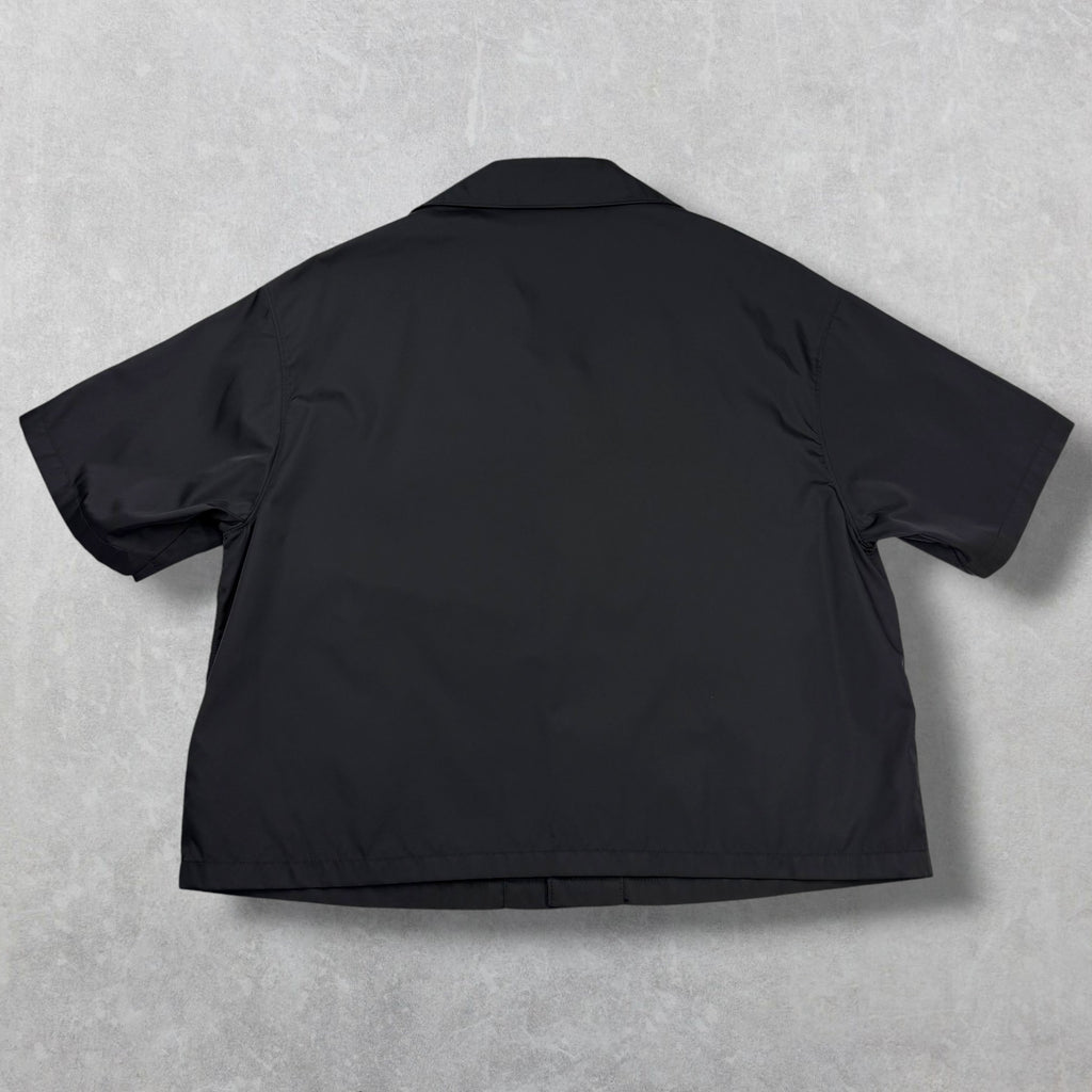 Prada Re-Nylon Short Sleeve Shirt Black S