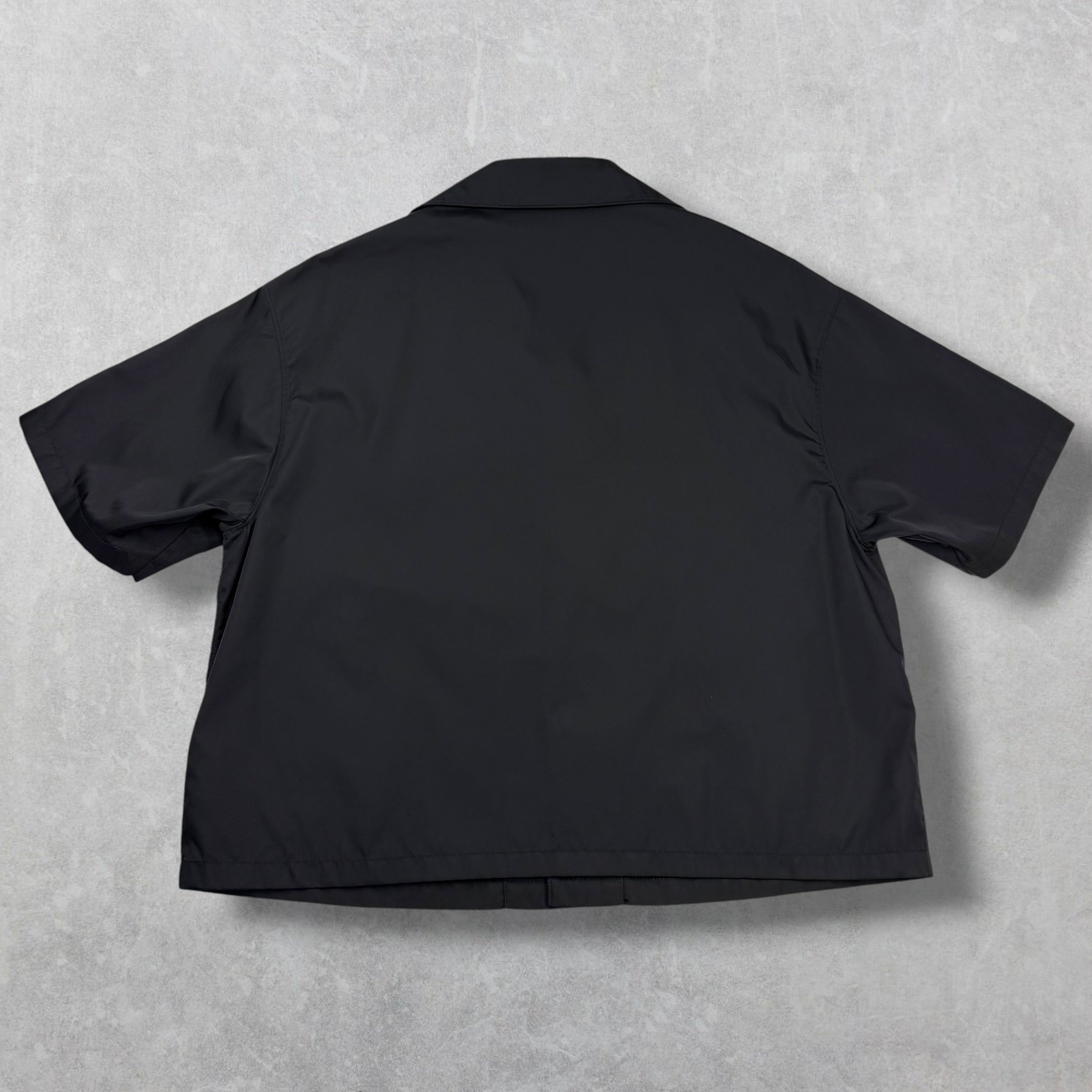 Prada Re-Nylon Short Sleeve Shirt Black S