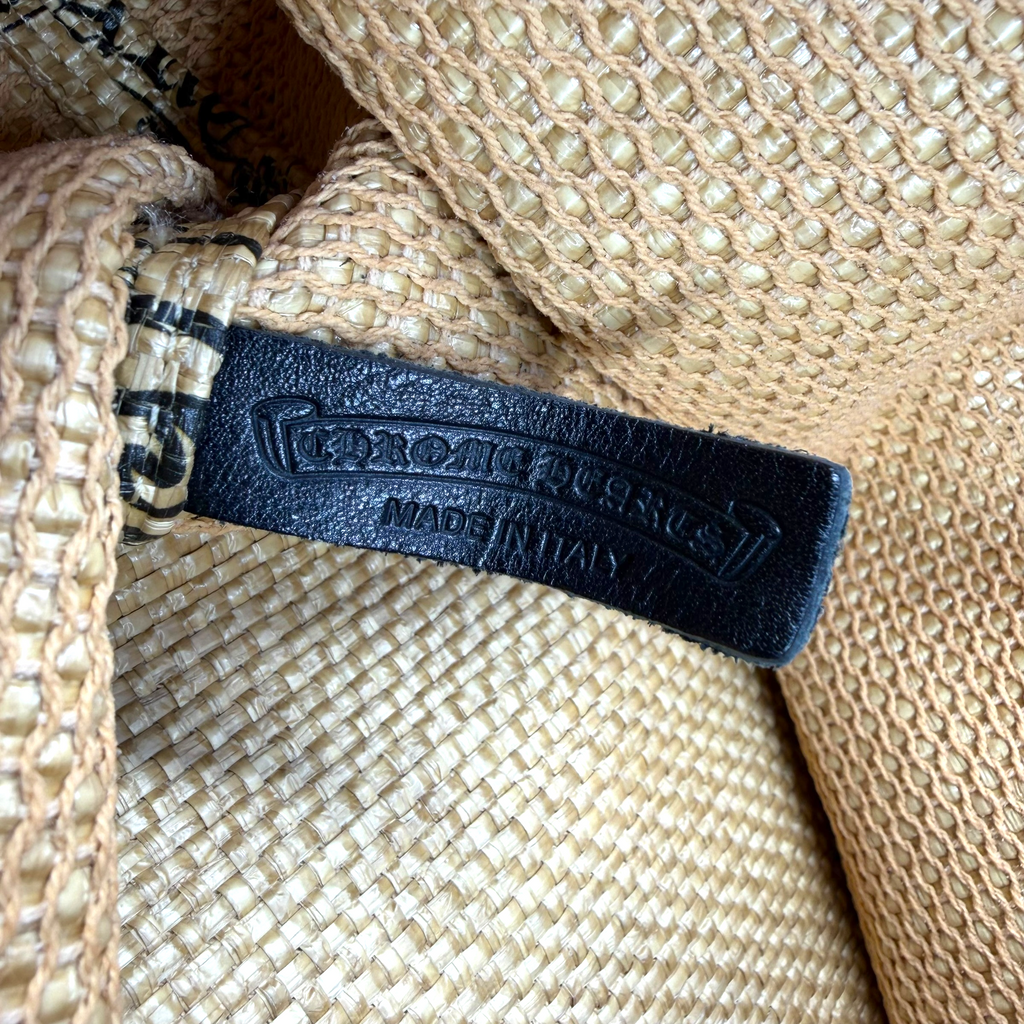 Chrome Hearts Large Straw Beach Bag