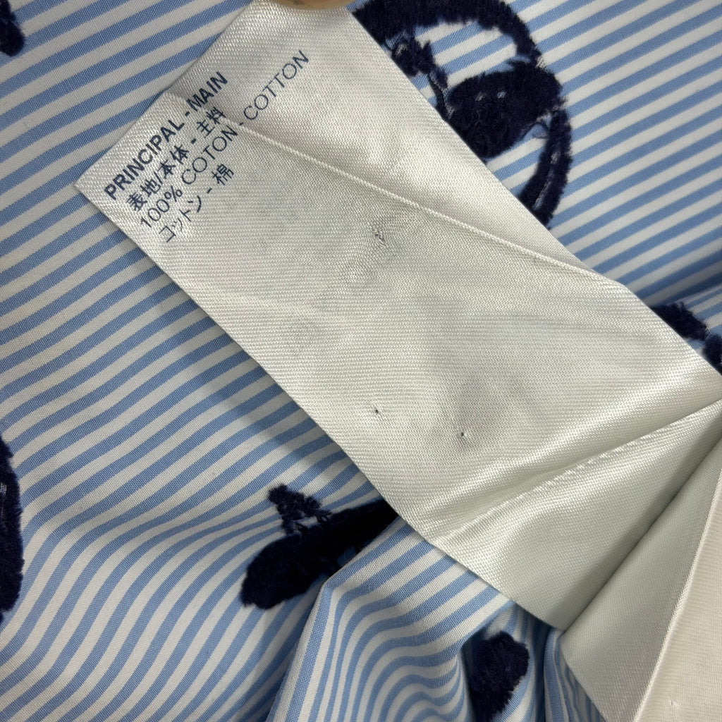 Louis Vuitton Monogram Placed Graphic Striped Shirt M