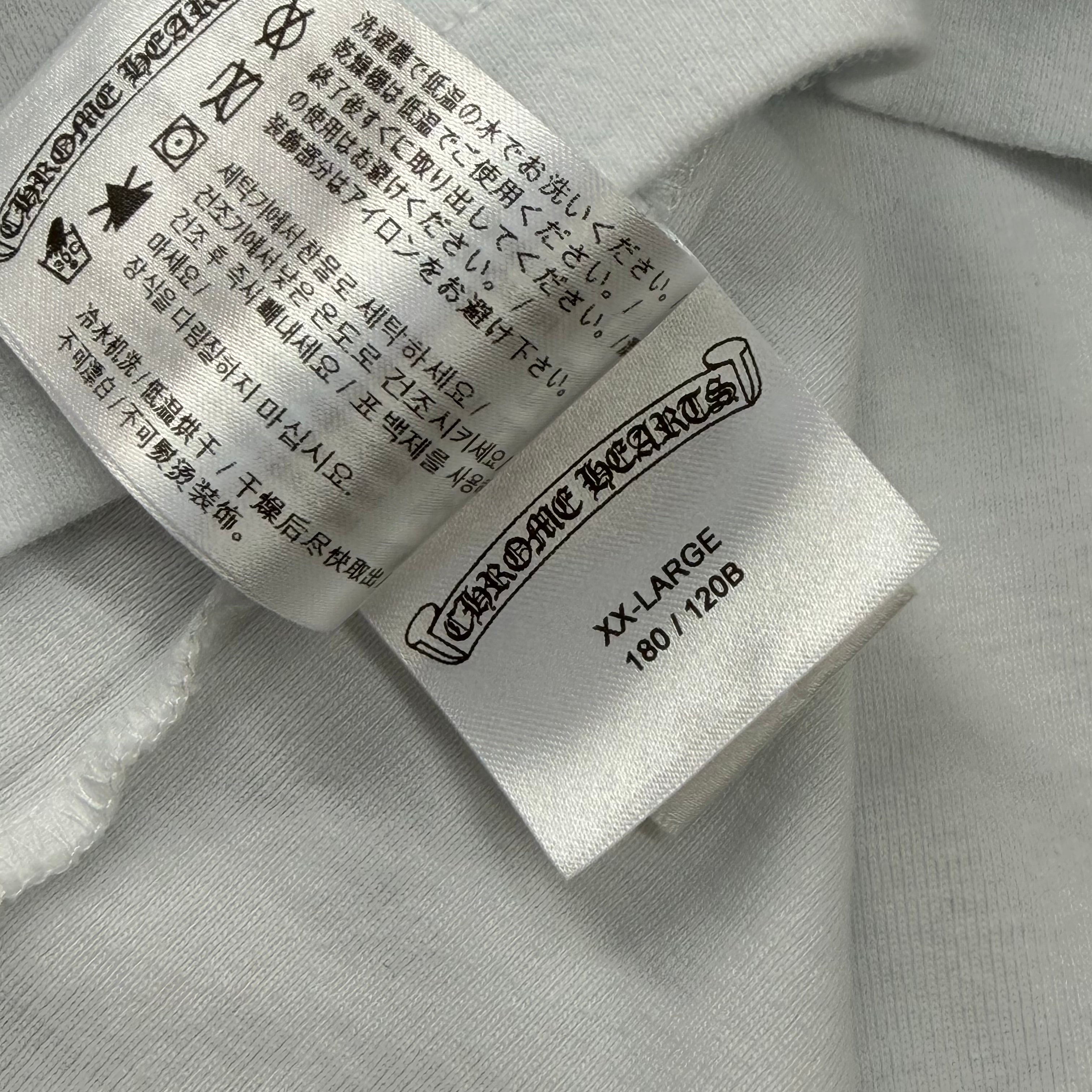 Chrome Hearts CH Blue Baseball Shirt XXL