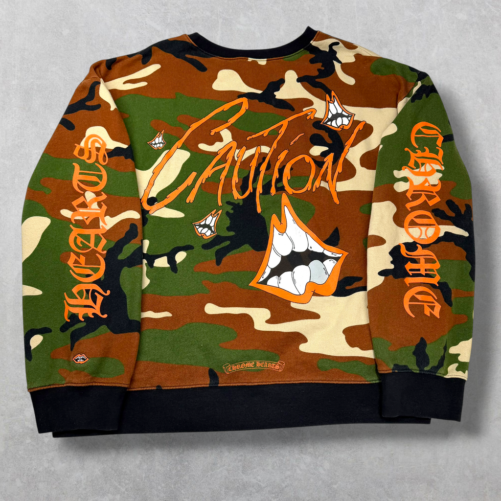 Chrome Hearts Matty Boy Caution Crewneck XXXL (XXL)