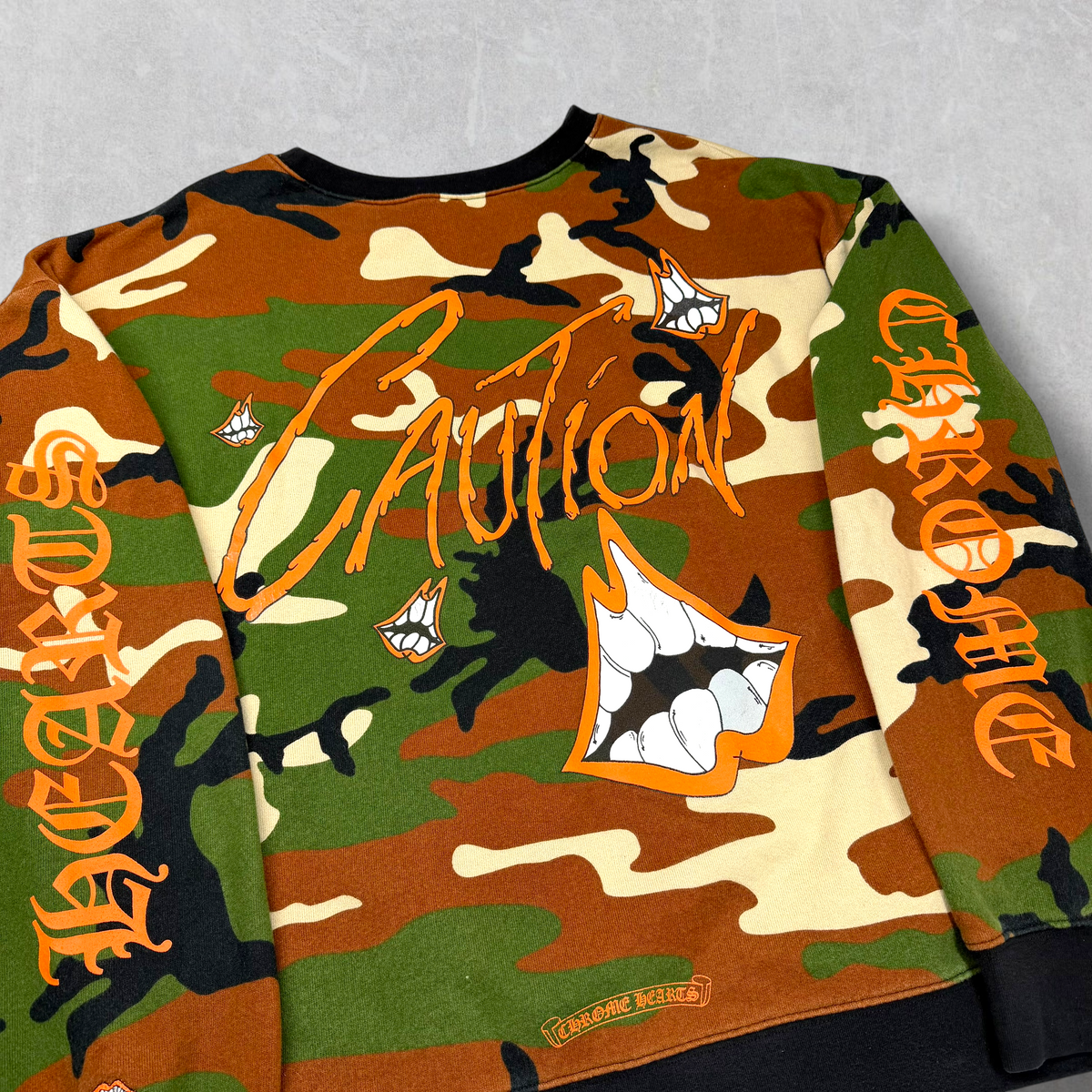 Chrome Hearts Matty Boy Caution Crewneck XXXL (XXL)