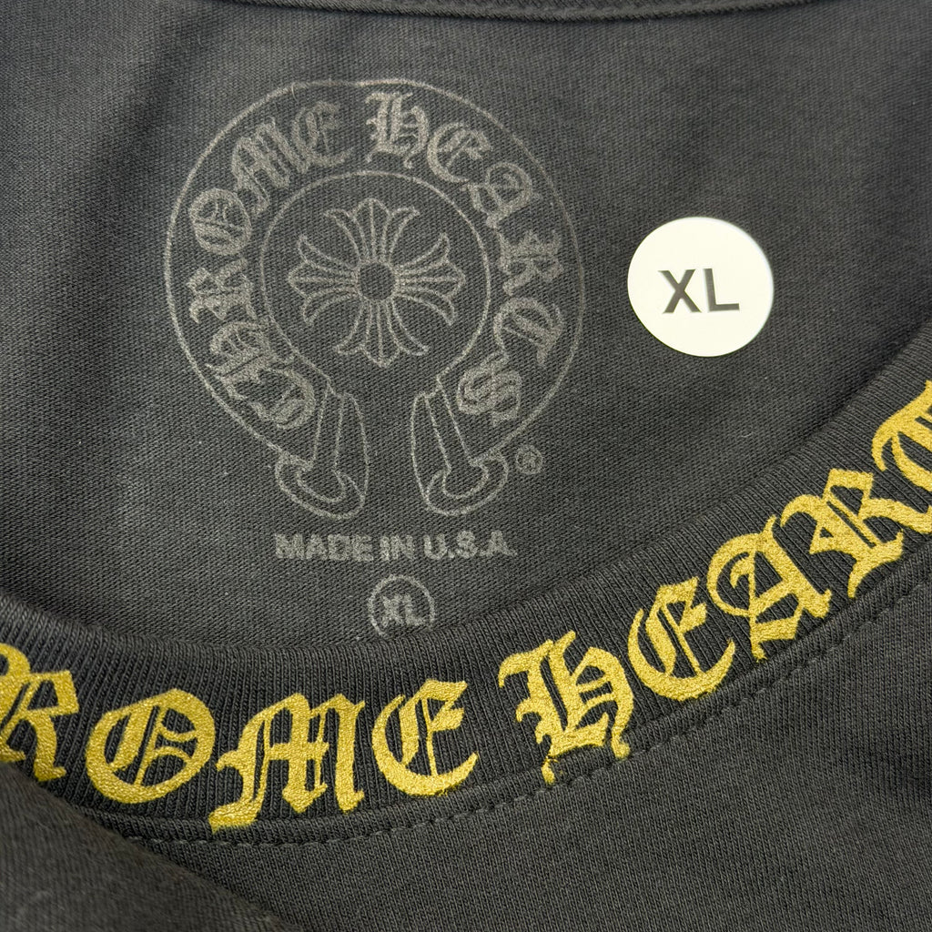 Chrome Hearts Olive Neck Logo L/S XL