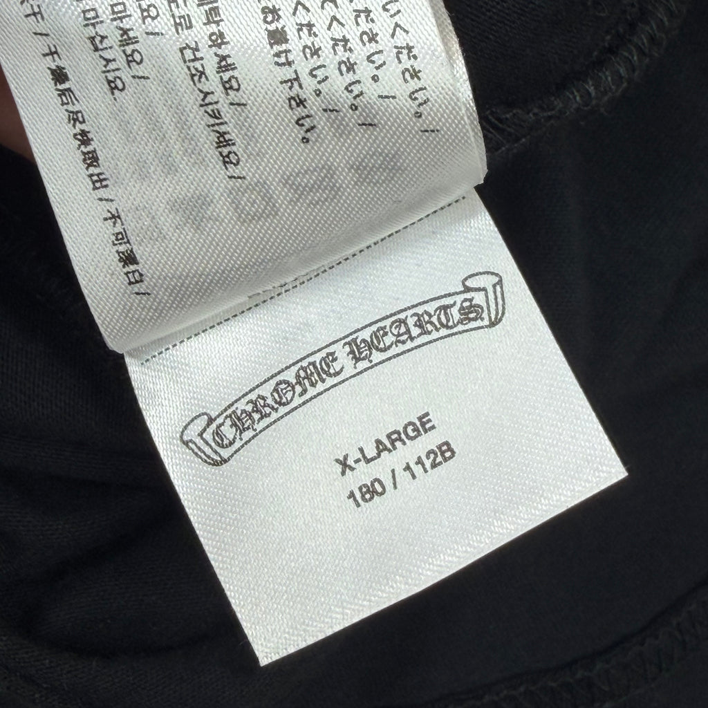 Chrome Hearts White Neck Logo L/S Tee Black XL