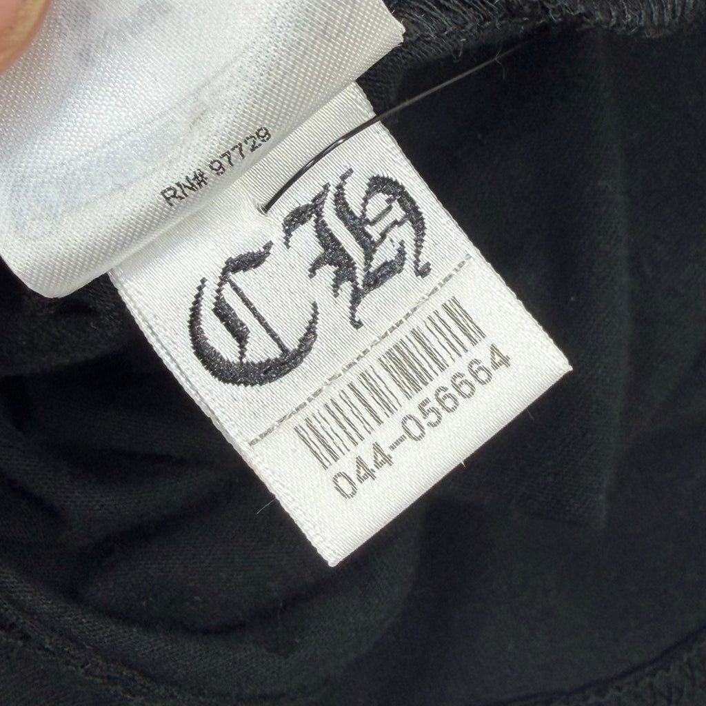 Chrome Hearts White Neck Logo L/S Tee Black XL